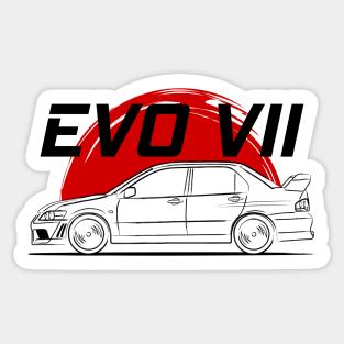 Lancer Evolution VII Racing EVO 7 Sticker